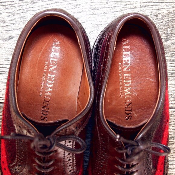 *worn 1x* $395 Allen Edmonds MCALLISTER 5.5 D ( Womens 7 Wide ) * add $15 Trees main image 11